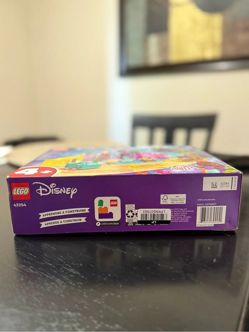 LEGO Disney Ariel’s Crystal Cavern Playset - Pink, Blue, Yellow, Green